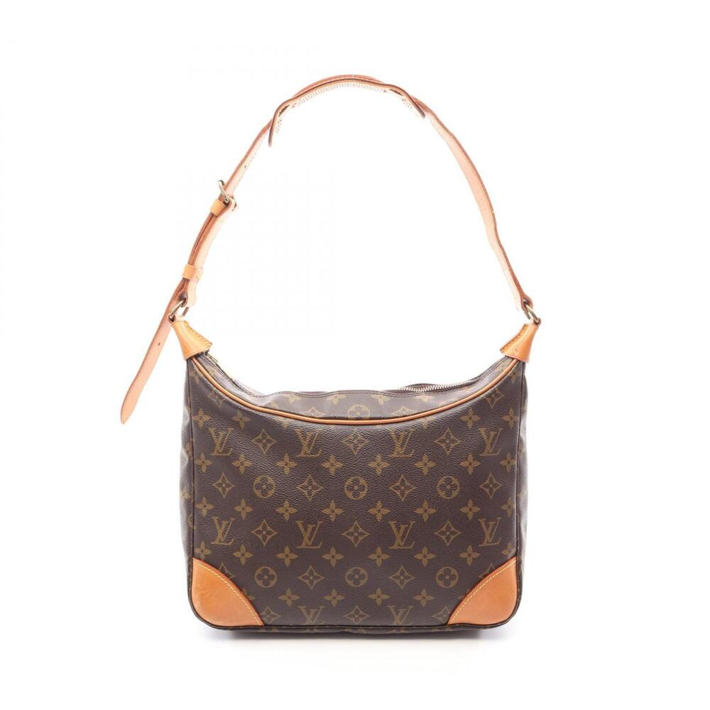 Louis Vuitton Boulogne PM Monogram Shoulder Bag/Handbag, Coated Canvas and Le...